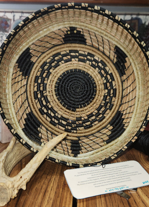 Turtle Pine Needle Basket